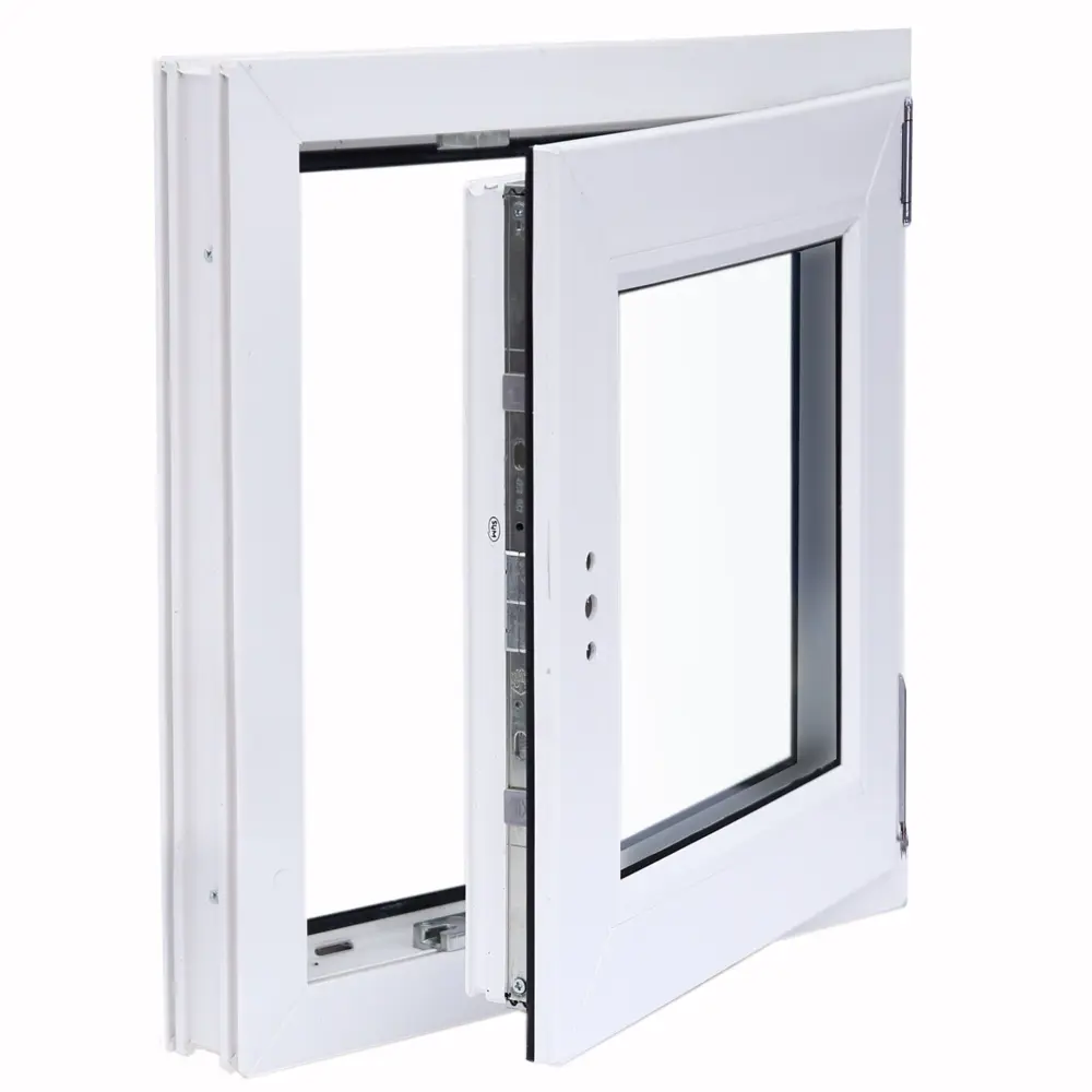 Veka: Правое одностворчатое окно ПВХ с поворотно-откидным механизмом 84506467 STLM-0050798 - Вид №3