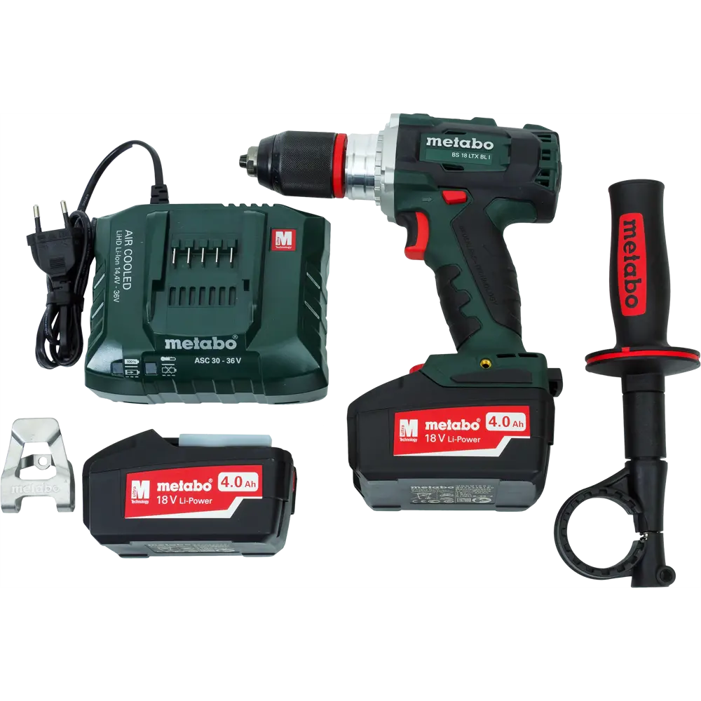 Дрель-шуруповерт бесщеточная Metabo BS18LTXBLI, 18 В Li-ion 2х4 Ач STLM-2127985 - Вид №5