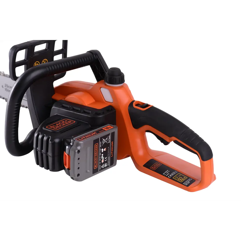 Аккумуляторная пила Black Decker 18 В  шина 25 см АКБ и ЗУ в комплекте BLACK + DECKER STLM-2084996 - Вид №5