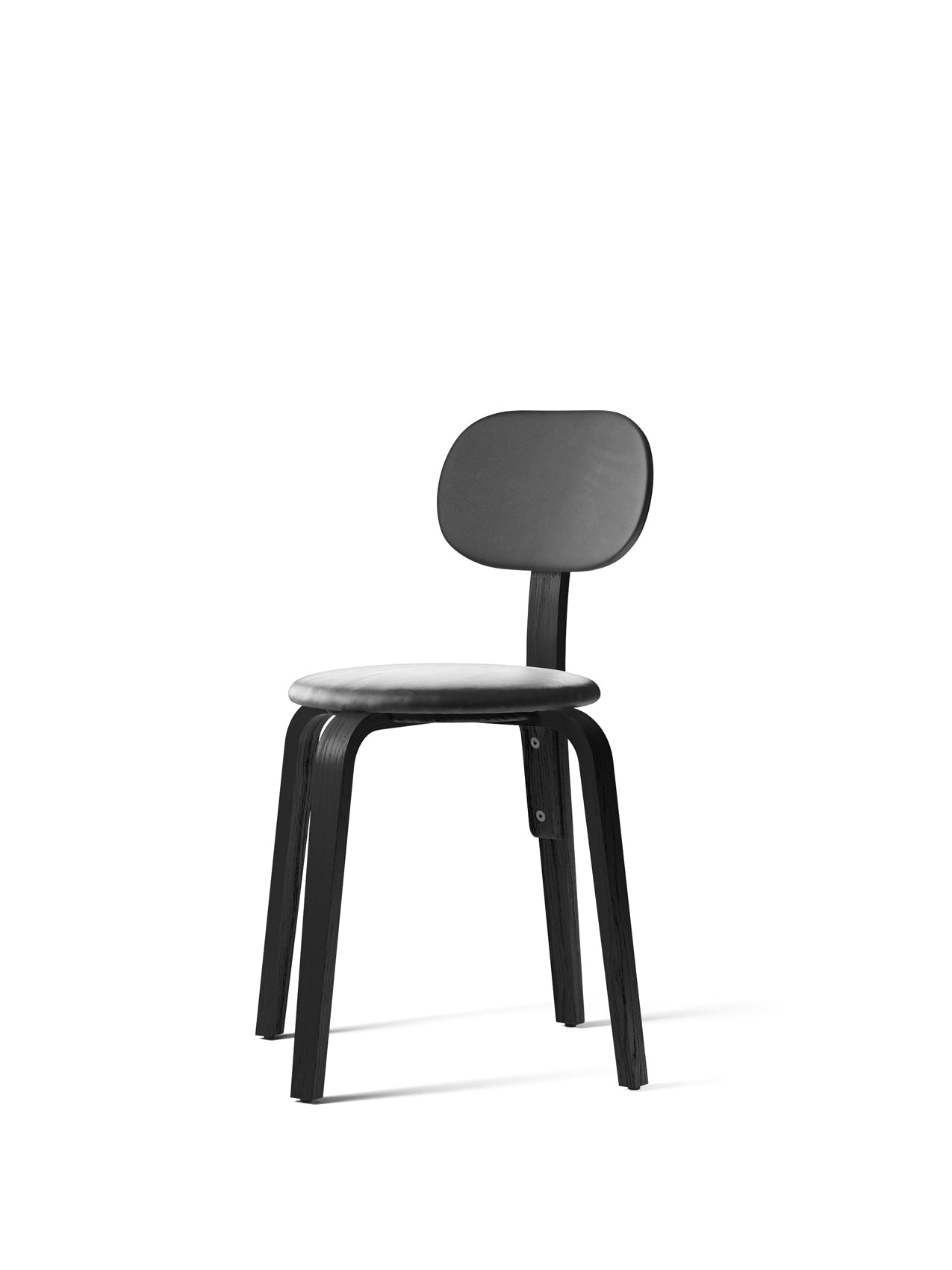 5709262050833 Afteroom Plus, Обеденный стул на деревянной основе, обитый LuceLight  - Вид №36