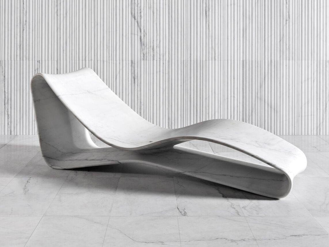 Мраморный шезлонг LUCE DI CARRARA VOLUTE ARCH-00043622