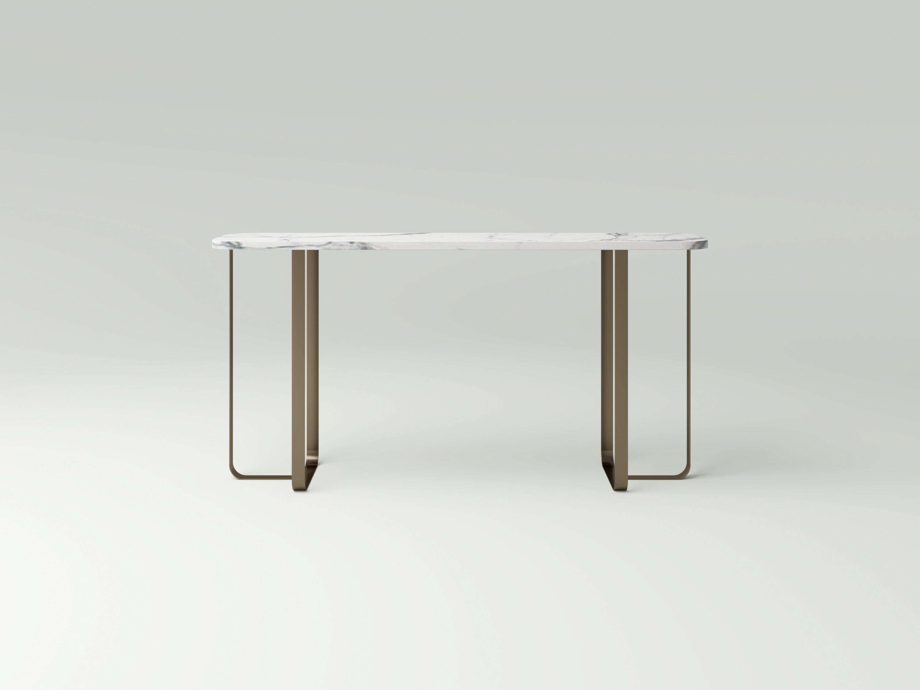 Металлическая консоль с деревянной или каменной столешницей NITZAN HOME TIK TIK ARCH-00141585