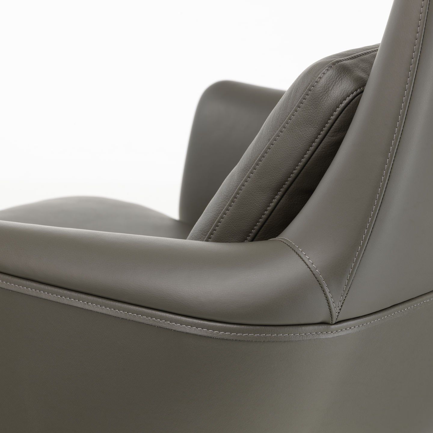 Кожаный спиц кресло с подголовником VITRA Grand Relax ARCH-00138583 - Вид №17