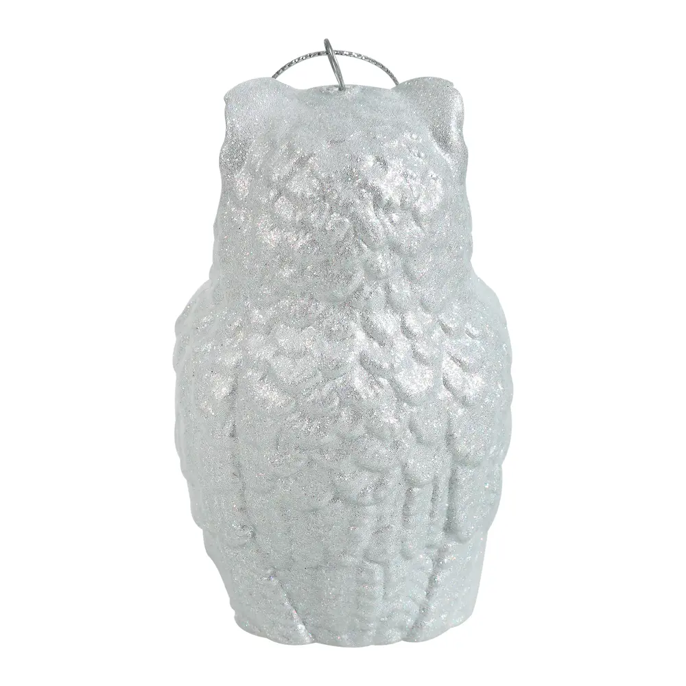 88458704 Новогоднее украшение Сова 10x7 см цвет серебро STLM-0952856 Santreyd  - Вид №5