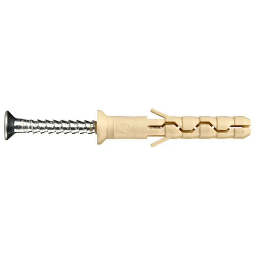 Дюбель-гвозди с цилиндрической манжетой универсальный 6x40 мм нейлон 2000 шт ЕВРОПАРТНЕР STLM-2082439