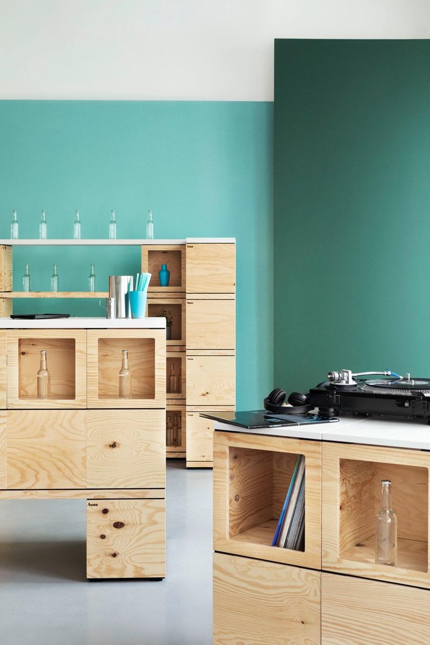 BENE Модульный офисный книжный шкаф Pixel sun-id-1470134 - Вид №12