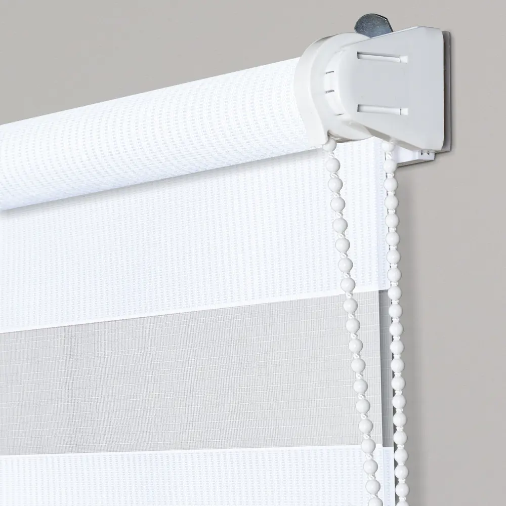 Рулонная штора день-ночь MIAMOZA Петер 80x160 см белая 89411380 STLM-1575446 - Вид №2