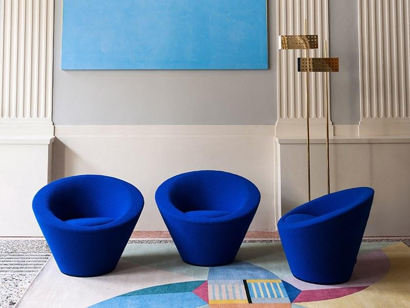 Tacchini Вращающееся кресло из ткани sun-id-1473299 - Вид №1