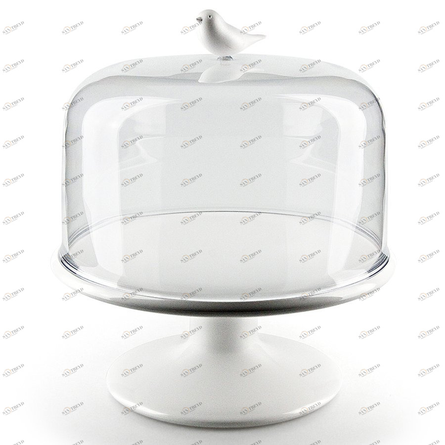 Подставка белая для сладостей с крышкой Sweet Tweet QUALY  00-3870023 Белый 
