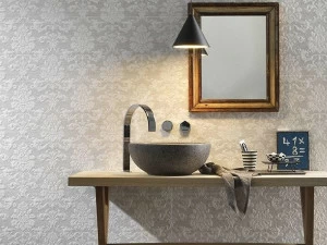 Italgraniti Объемная белая плитка для стен с эффектом камня Stone plan wall