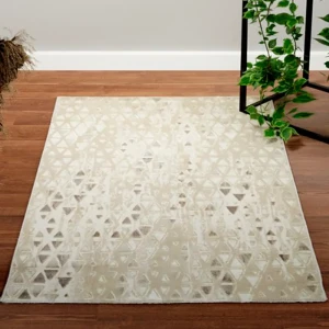 91583921 Ковер Mutas Carpet Eco Season 8158A Beige H.B/Cream прямоугольный 80x150 см хлопок STLM-1022779