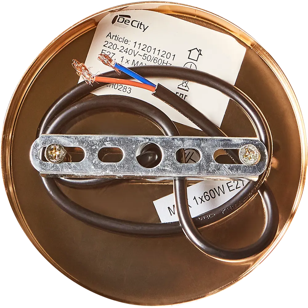 Подвесной светильник De City Соло с золотистым стеклянным плафоном 88038441 STLM-0931620 - Вид №5
