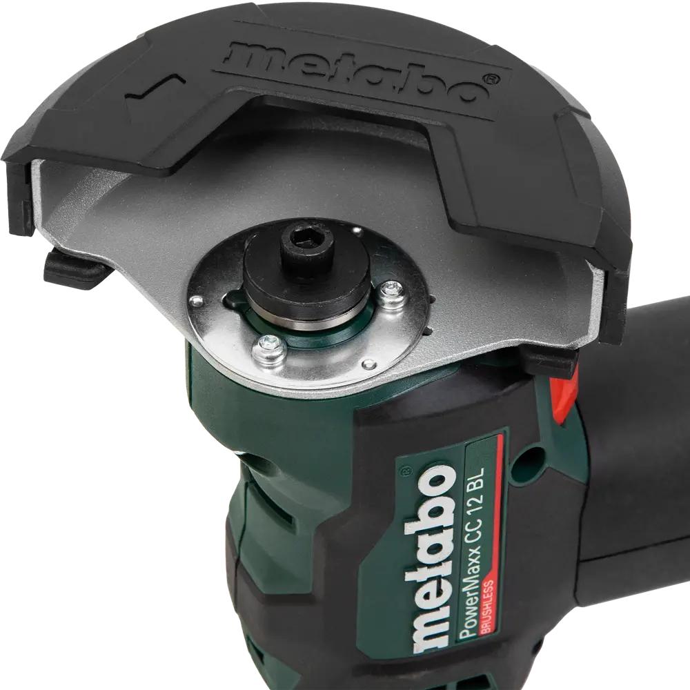 УШМ аккумуляторная бесщеточная Metabo PowerMaxx CC 12 BL 600348500, 12 В Li-Ion 2x2 Ач, 76 мм STLM-2005281 - Вид №3