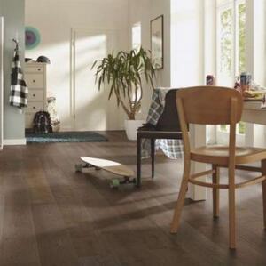 Паркетная доска Meister PD 400 Cottage Античный коричневый 8554 Дуб Рустик с брашью (Текстурированная) 2200х180 мм.