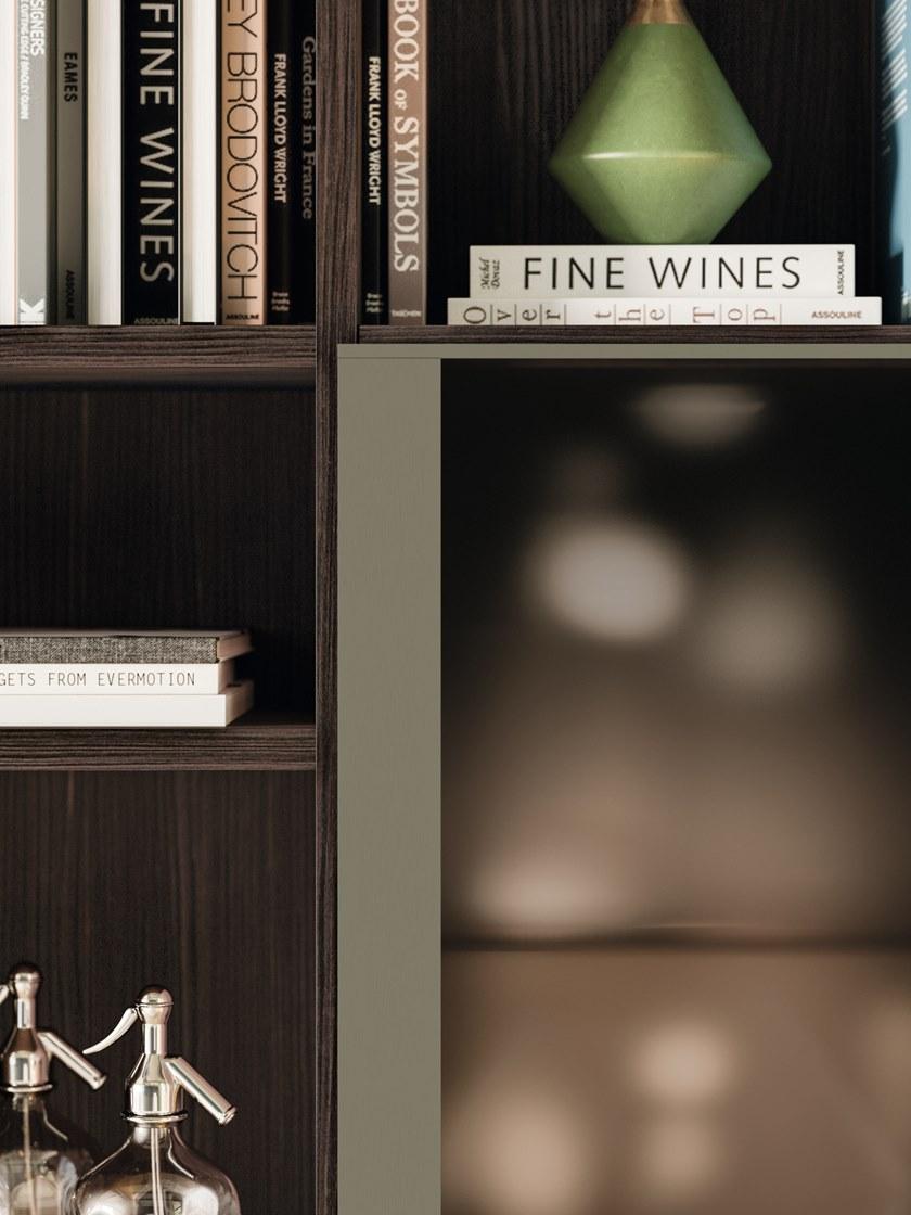 Composit Настенный стеллаж с ящиками и тумбой под ТВ Day system sun-id-1494103 - Вид №2