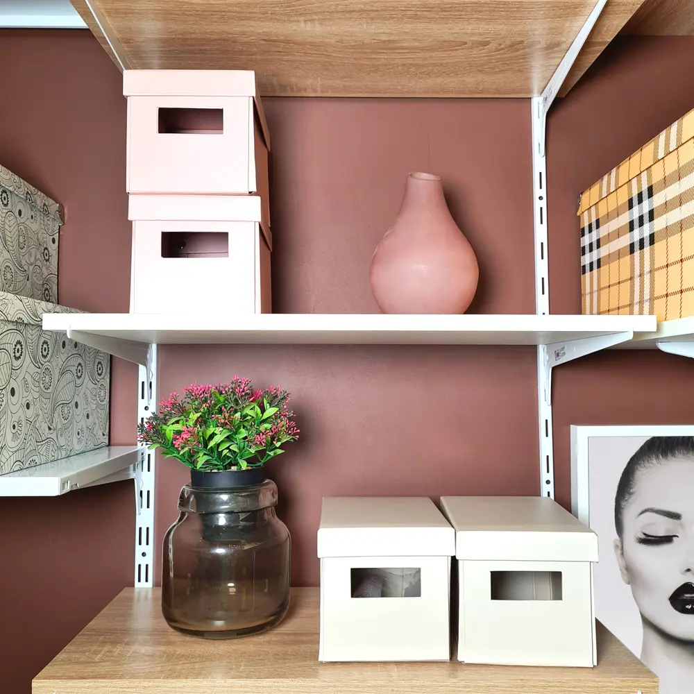 Коробка складная 20x14x13 см картон цвет бежевый STORIDEA STLM-2201392 - Вид №8