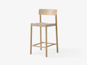 Твердый деревянный кухонный стул с льняным сиденьем