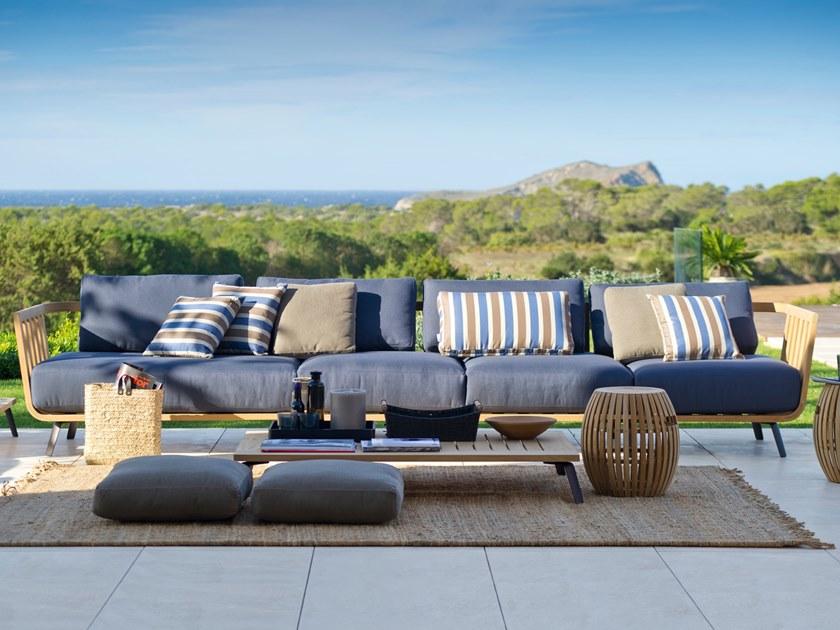 Unopiù Модульный садовый диван из тика и акрила Welcome sun-id-1442159 - Вид №2