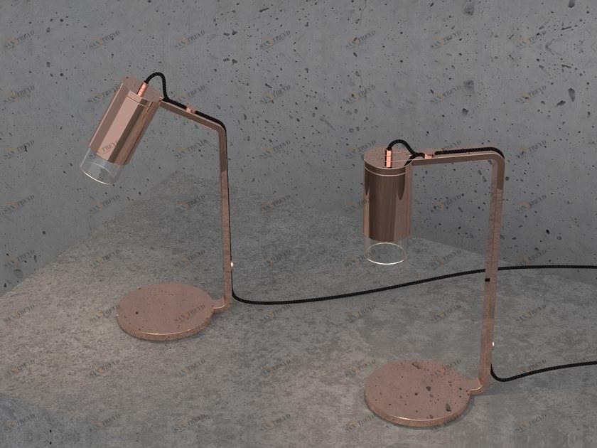 NEXO LUCE Светодиодная настольная лампа из стали Oxen table lamp 7116d0 / 7116d1