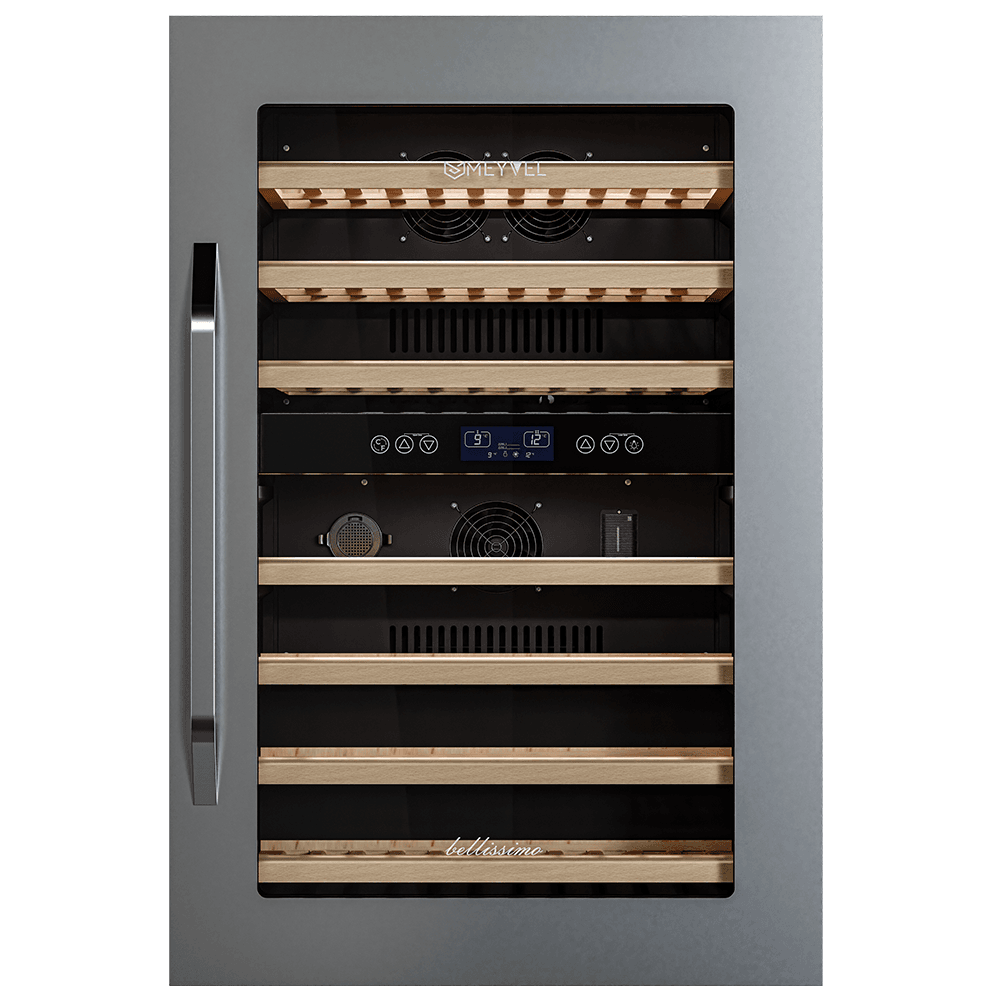 9186683 Винный шкаф Meyvel MV42-KSB2 серебристый STDN-0103875 - Вид №4