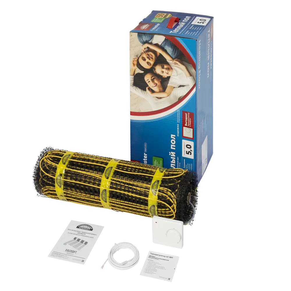 Нагревательный мат для теплого пола Теплолюкс Национальный Комфорт 5 м², 750 Вт STLM-2039128 - Вид №2
