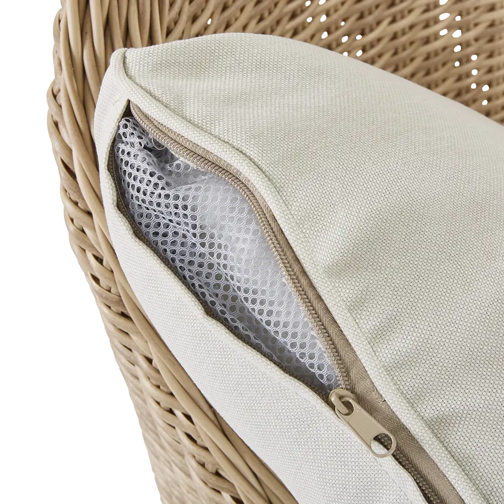 Кресло садовое NATERIAL Medena с подушками - алюминий и искусственный ротанг 87082102 STLM-0073136 - Вид №5