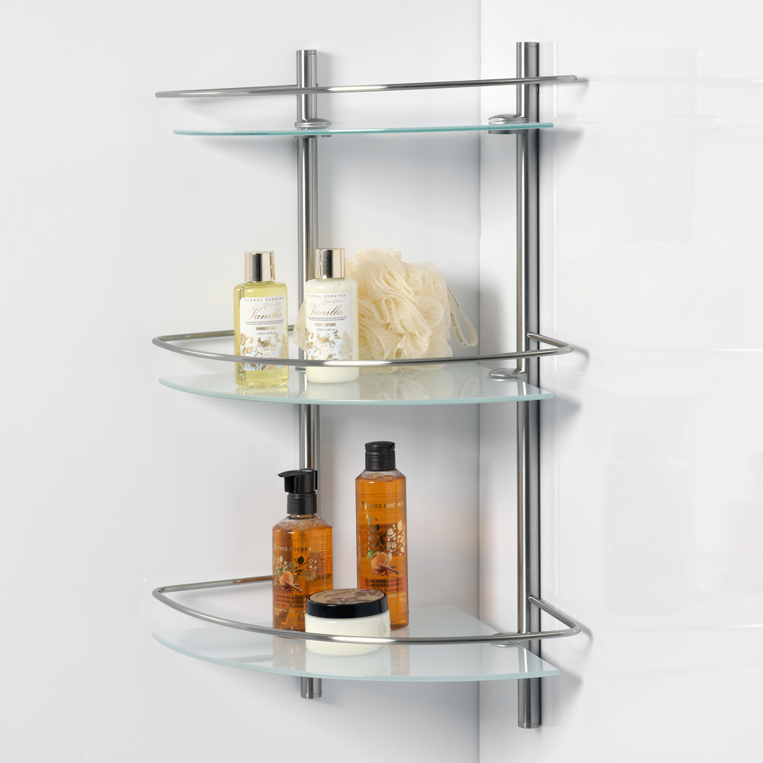 K-3733 Полка стеклянная тройная WasserKRAFT 