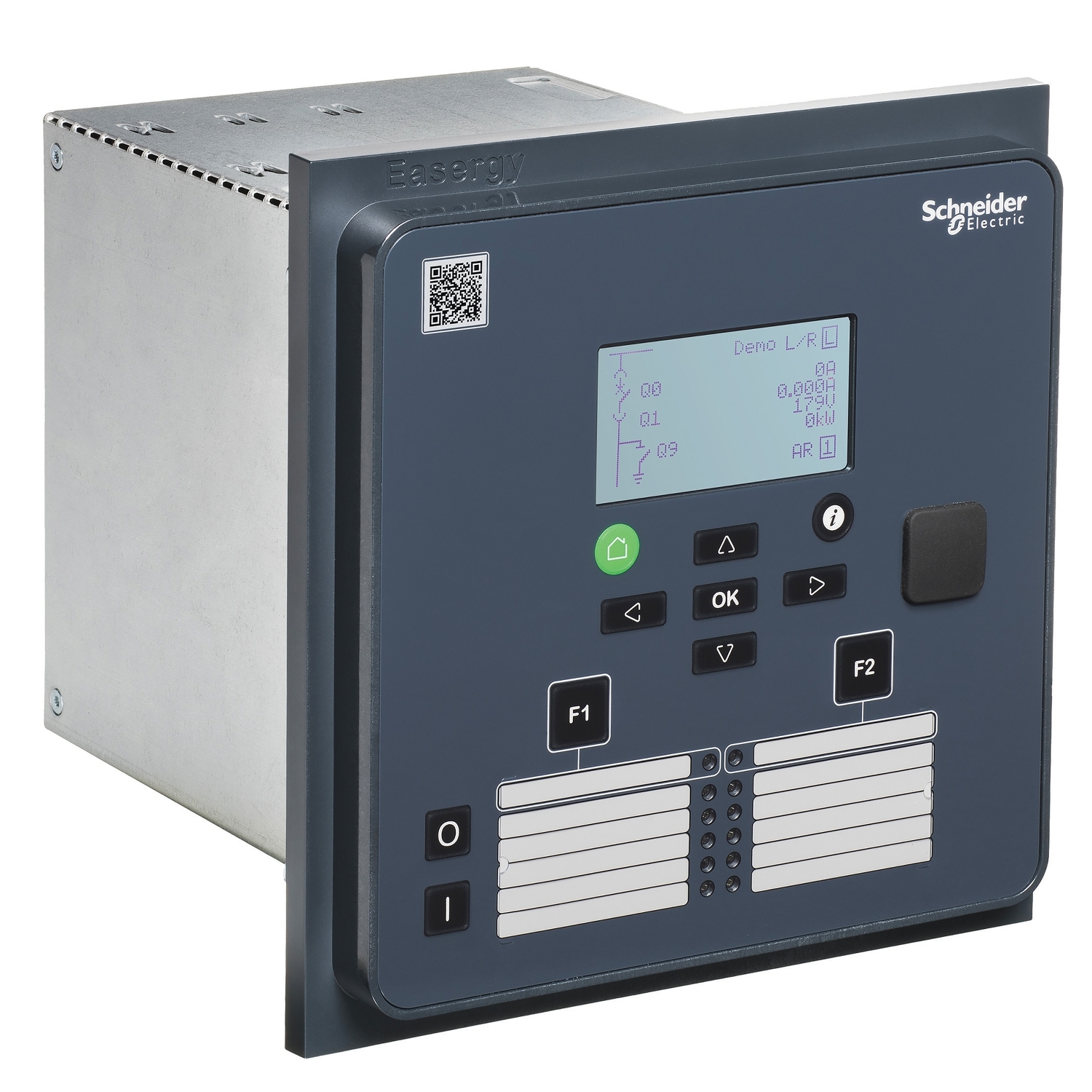 REL52049 Easergy P3U30, 4L, 4U, 16DI/8DO, Uaux: 48-230V, DI: 220-230V, 2 x LC Schneider Electric Easergy Sepam P3 