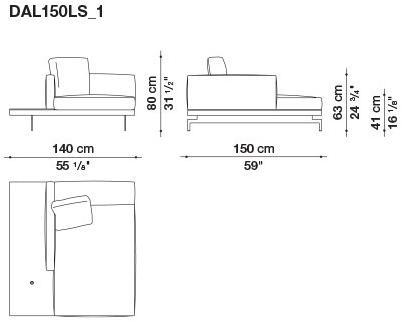 B&B Italia 3-х местный тканевый диван Dock sun-id-1376507 - Вид №191