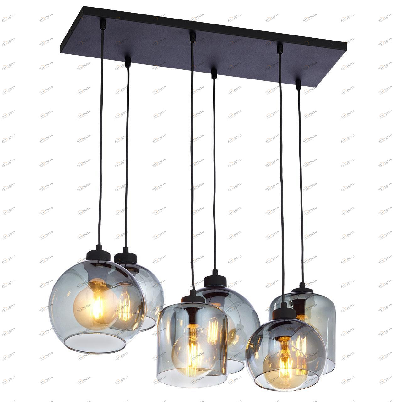 Подвесной светильник черный Sintra 2608 TK LIGHTING ДИЗАЙНЕРСКИЕ, SINTRA 00-3890077 Прозрачный;черный 