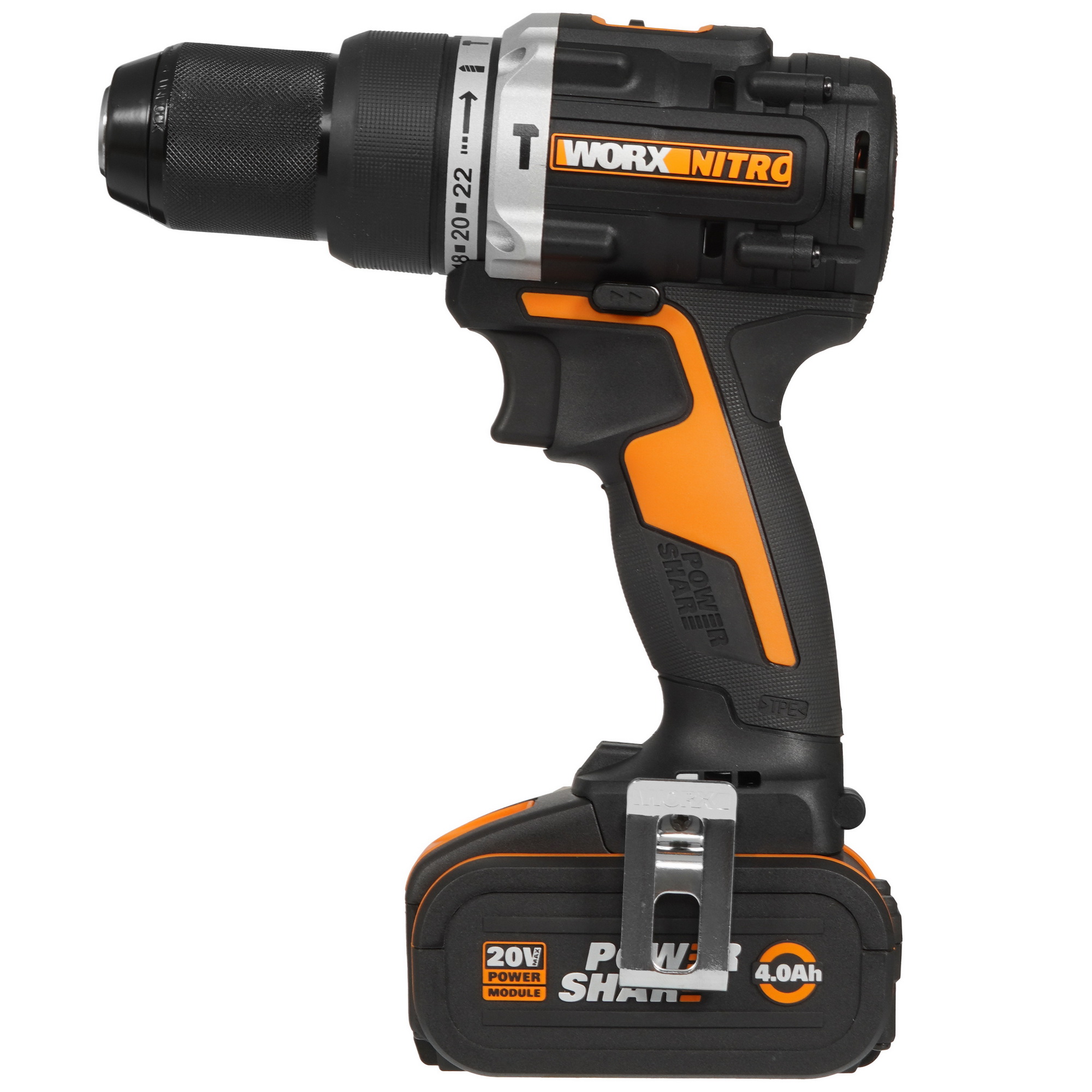 Дрель-шуруповерт Worx WX352.1 PowerShare 20V 5325137 STDN-0022437