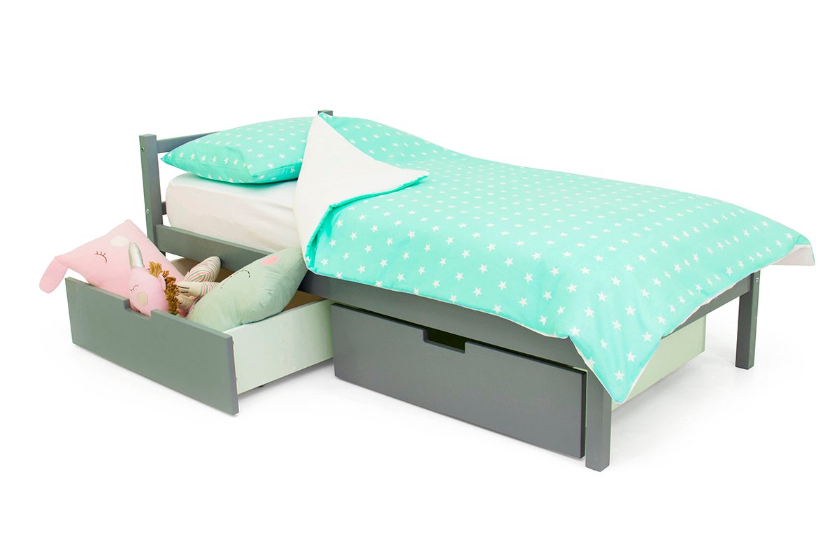 Детская кровать Svogen classic графит БЕЛЬМАРКО  326799 Серый Santreyd  - Вид №3