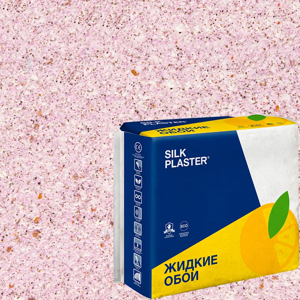 82736044 Жидкие обои Silk Plaster Absolute А243 1.075 кг цвет лавандовый STLM-0035072