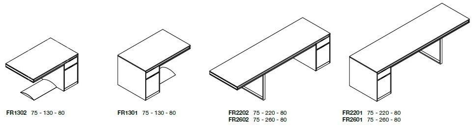 NEWTOM by Ultom Рабочий стол с системой управления кабелями Friday sun-id-1438989 - Вид №5