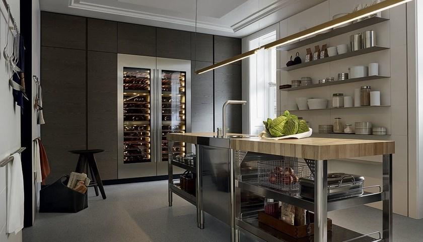 Poliform Модульная кухня из дерева и стекла sun-id-1411379 - Вид №6