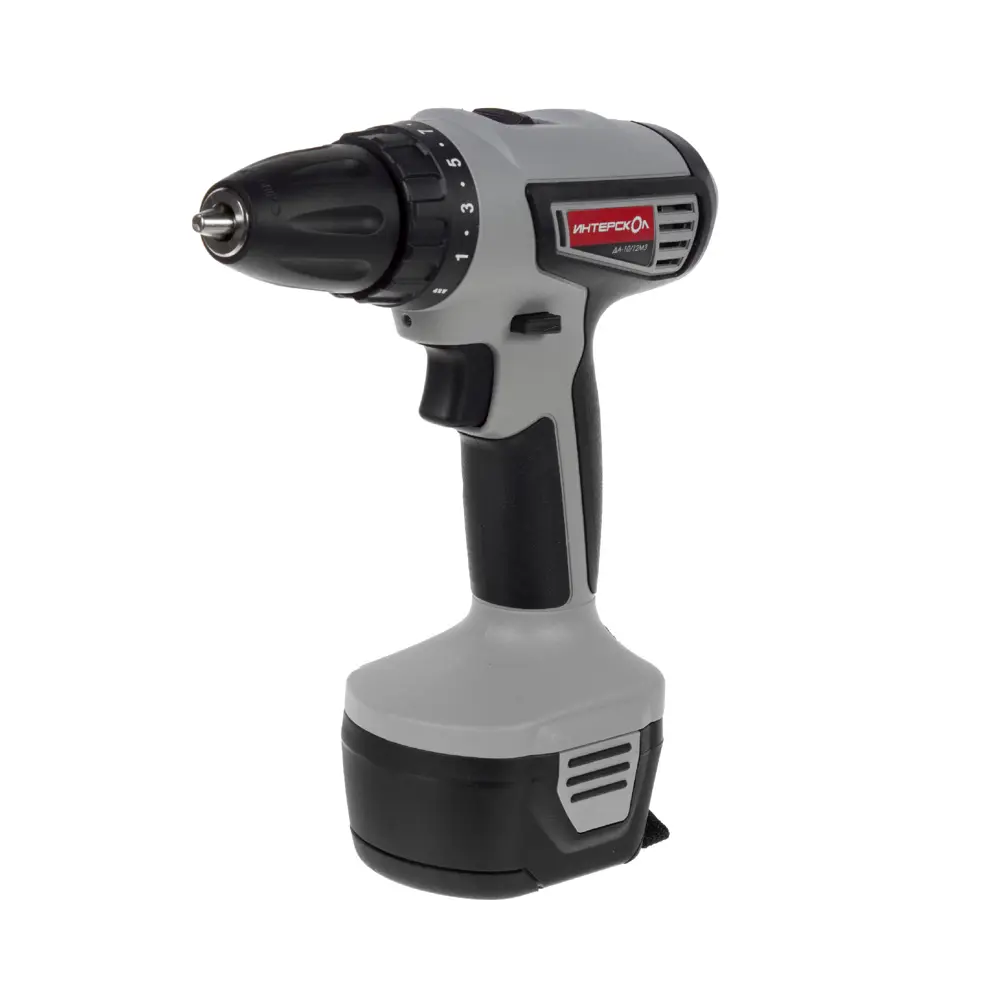 Шуруповерт Интерскол ДА-10/12 М3, Ni-Cd 12 В, 1,5 Ач STLM-2094629