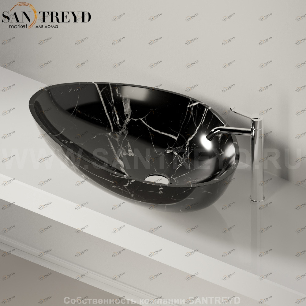 ACER1098NM Накладная раковина на столешницу  овальная Agape 