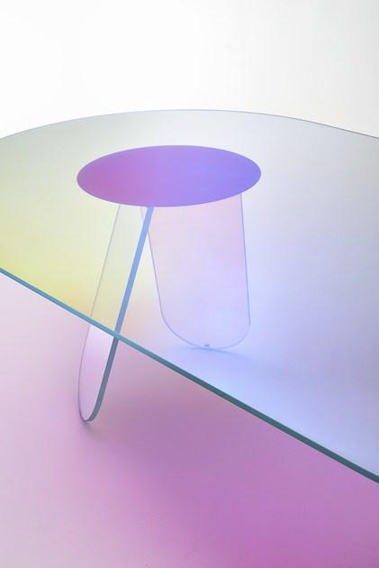 Glas Italia Овальный хрустальный стол Shimmer sun-id-1388029 - Вид №3