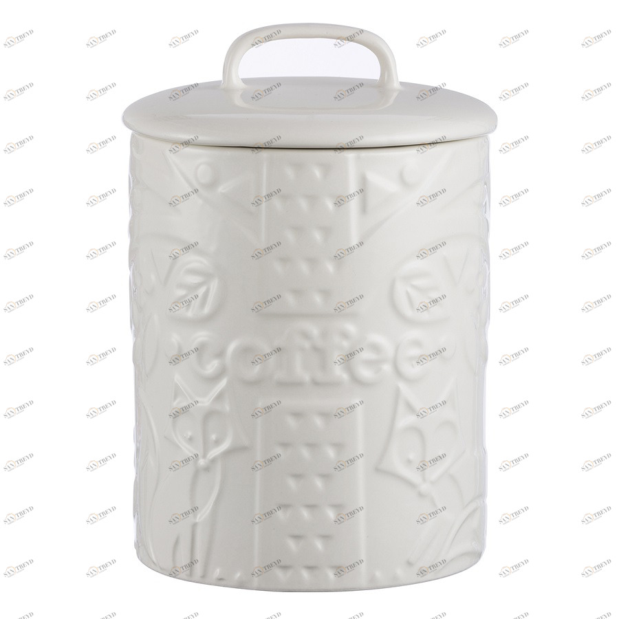 Банка с крышкой для кофе белая In the Forest MASON CASH  00-3871153 Белый 