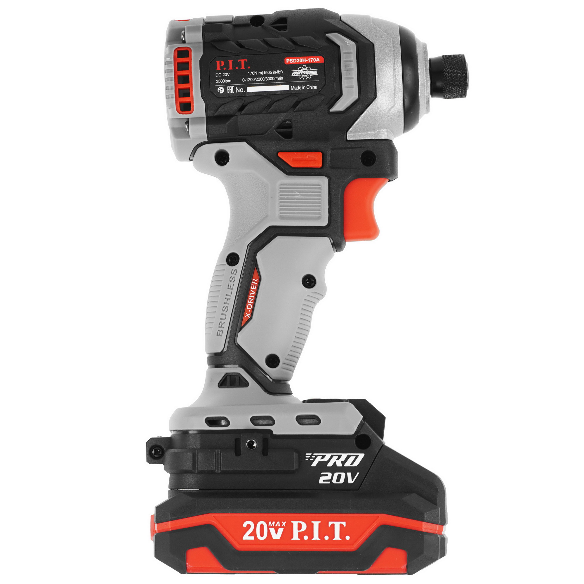 Винтоверт P.I.T. PSD20H-170A/1 OnePower 20V 9227325 PIT STDN-0016785 - Вид №2