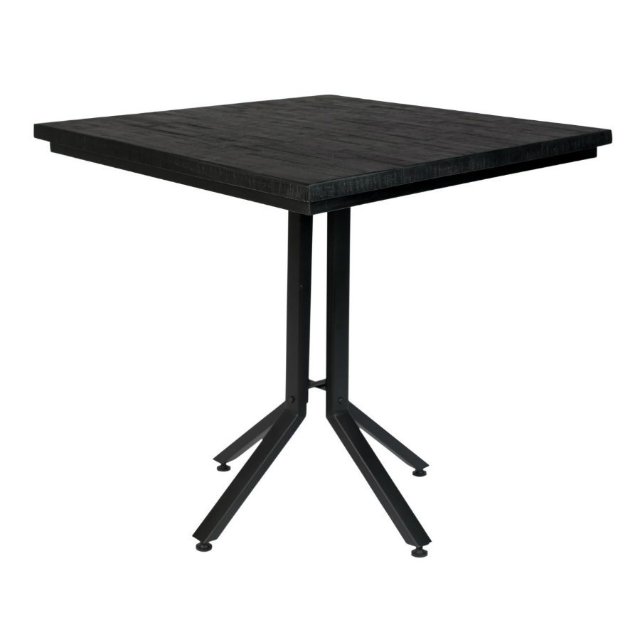 Стол Maze, квадратный, черный White Label Living 2100086 - Вид №2