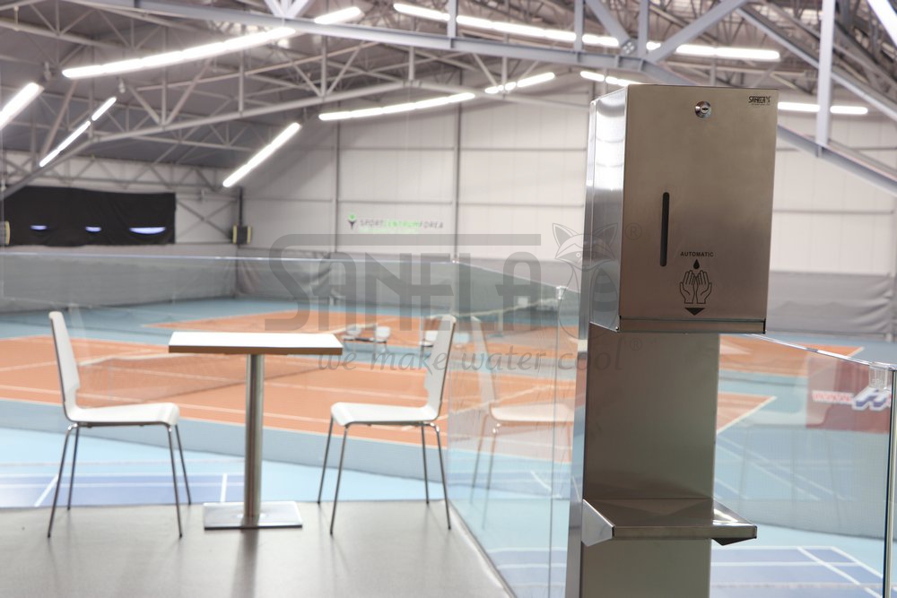 95593 Автоматический нержавеющий дозатор жидкой и гелевой дезинфекции, 12 В SANELA  - Вид №3