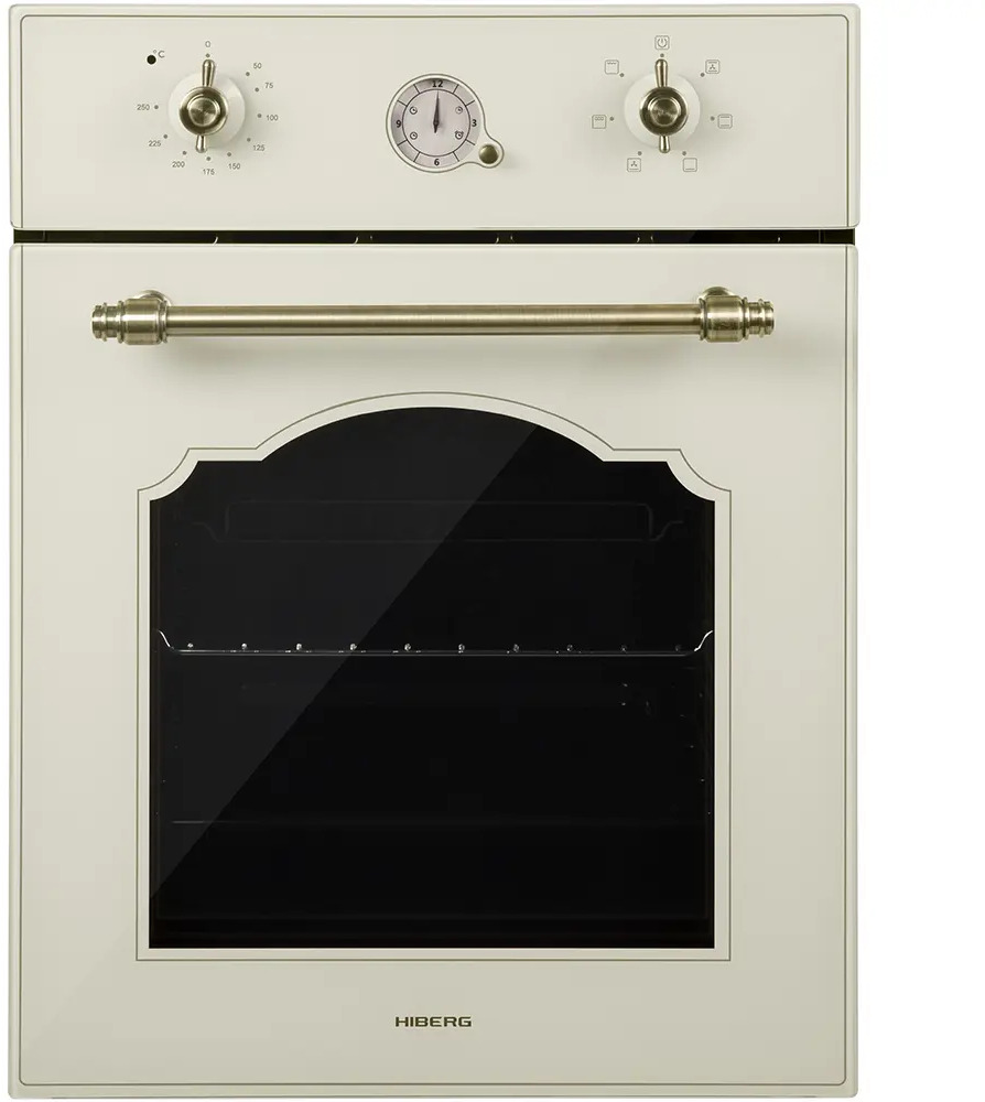 90814090 Электрический встраиваемый духовой шкаф Hiberg Vm 4360 ry 45x59.5x56.5 см цвет бежевый STLM-0862214