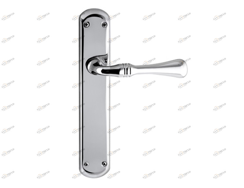 0A0388.000.84 Ручки дверные на пластинах Матовый черный Mestre 