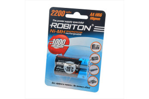 15949005 Аккумулятор 2200MHAA-2 BL2 (2шт) 8791 Robiton