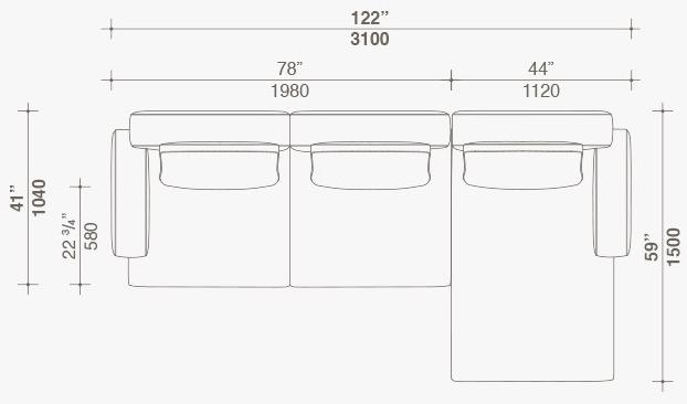 Lema 3-х местный тканевый диван sun-id-1400281 - Вид №12