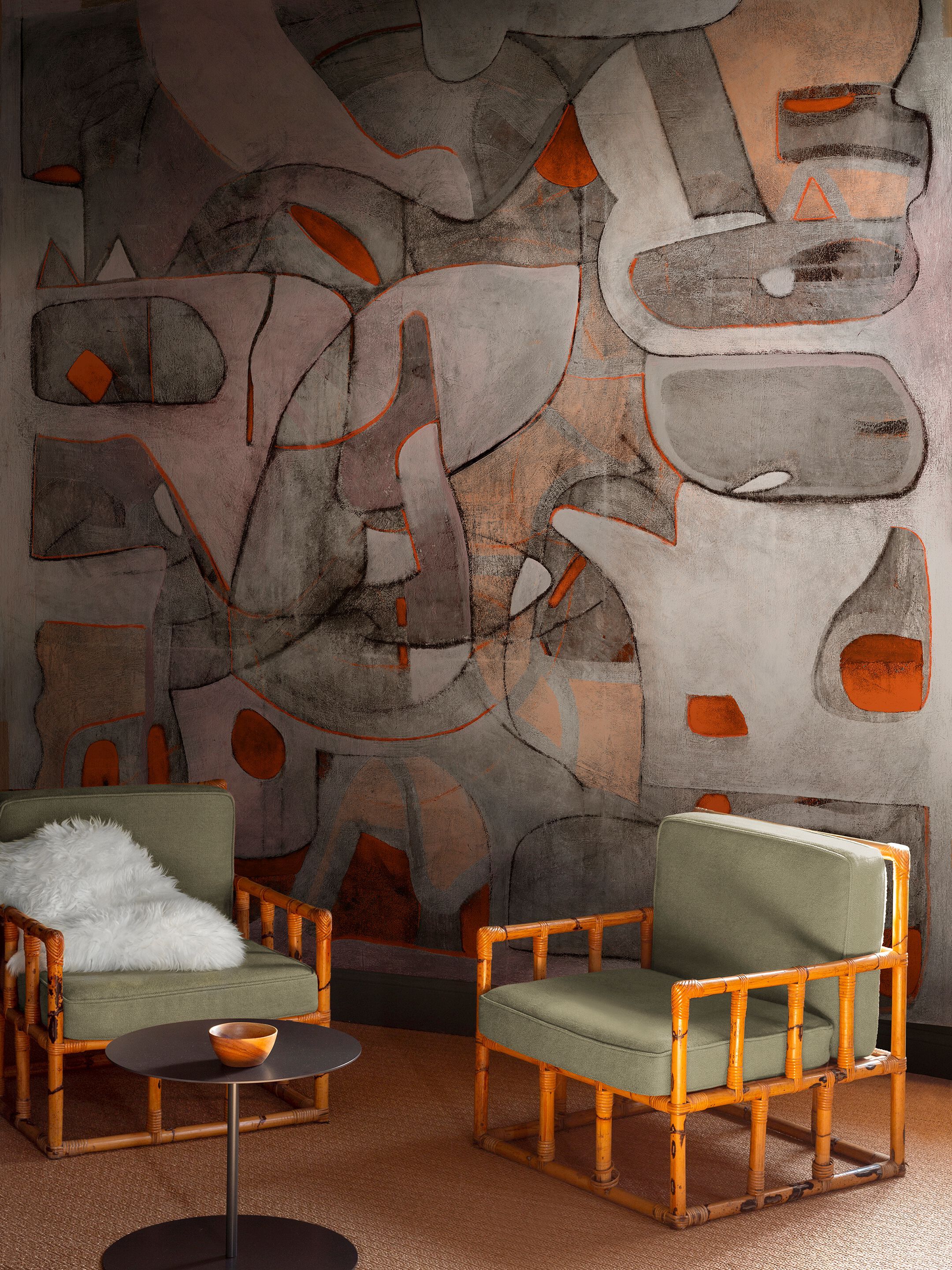 Обои из органического био-винила Wall&decò Современные обои 2025 года ARCH-00075350 - Вид №1