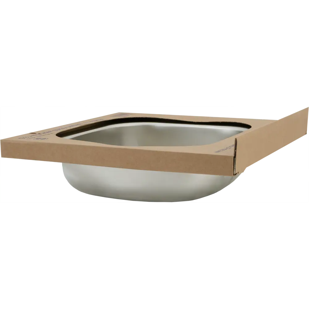 KROMRUS Orionis - квадратная накладная мойка для кухни 50×50 см 15745451 Мойка накладная STLM-0006295 - Вид №6