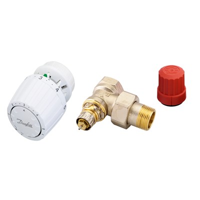 Danfoss Комплект RTR-N/RTR 7090 для двухтрубной системы отопления RTR-N 20 угл. и RTR7090 комплект 013G2175 