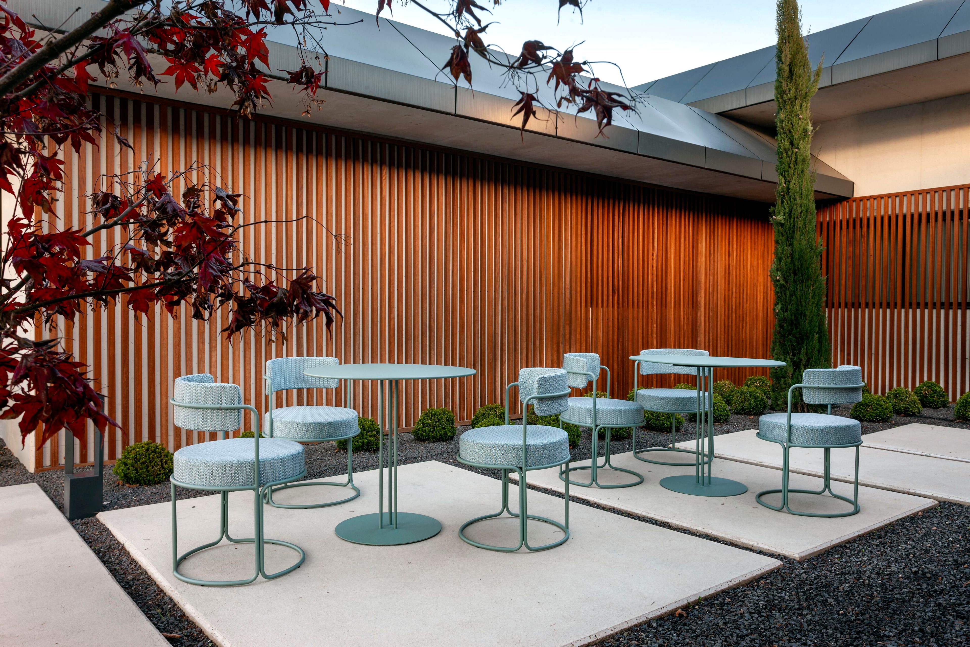 Стальной мягкий садовый стул iSimar Paradiso ARCH-00058909 - Вид №2